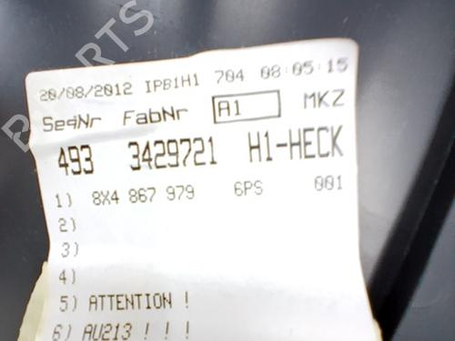 Pynteleist til bakluke AUDI A1 Sportback (8XA, 8XF) 1.2 TFSI | BP29992743C151 