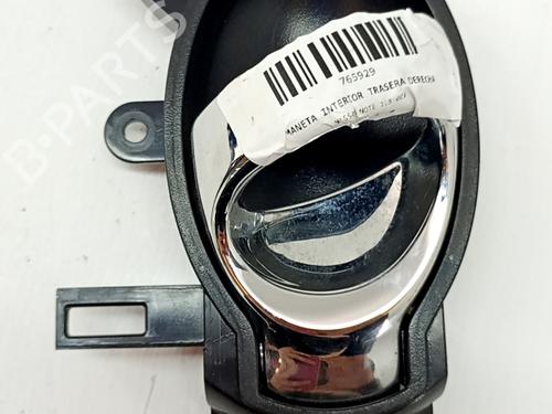 Used Rear right interior door handle NISSAN NOTE (E12) 1.5 dCi (90 hp) 32105020