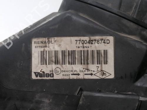 Venstre forlygte RENAULT MEGANE I Coach (DA0/1_) 1.9 dTi (DA0N) | BP23450051C28 