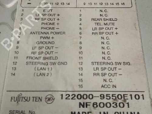 Radio CHEVROLET CAPTIVA (C100, C140) 2.0 D 4WD | BP23650899E6 