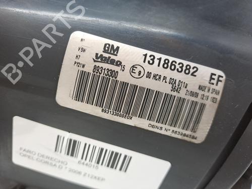 Højre forlygte OPEL CORSA D (S07) 1.2 (L08, L68) | BP24848800C29 