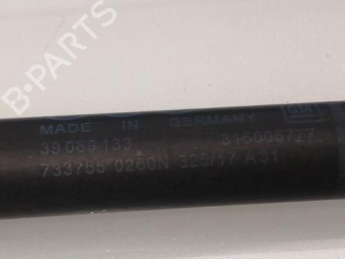 Used Tailgate lift support OPEL CORSA E (X15) 1.0 (08, 68) (90 hp) 23384226