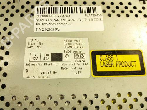 Radio SUZUKI GRAND VITARA II (JT, TE, TD) 1.9 DDiS All-wheel Drive (JT419, TD44, JB419WD, JB419XD,... | BP23874188E6 