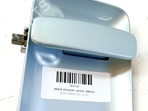 Used Exterior handle Exterior handle PEUGEOT PARTNER Box Body/MPV (5_, G_) 2.0 HDi (90 hp) 33765186 33765186