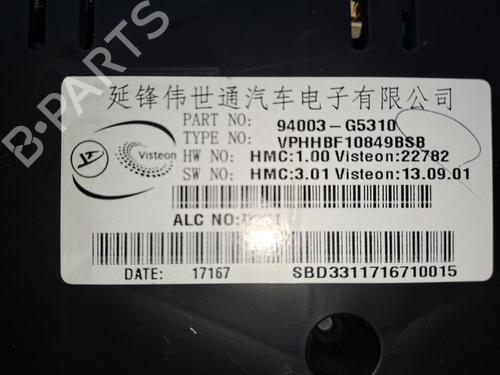 Instrument cluster KIA NIRO I (DE) 1.6 GDI Hybrid | BP23371518C47 