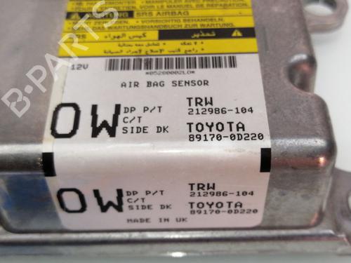 ECU airbags TOYOTA YARIS (_P9_) 1.4 D-4D (NLP90_, NLP90R) | BP23405022M53 