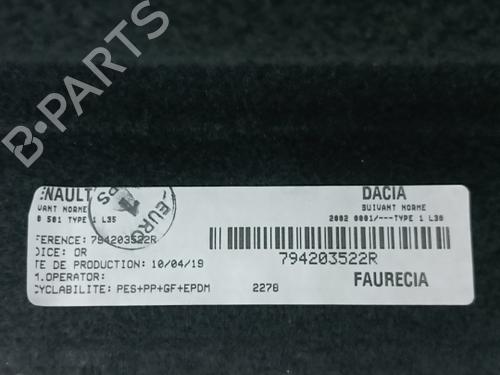Rear parcel shelf DACIA DUSTER (HM_) 1.5 dCi 90 (HMAA) | BP40547755C85 - Image 2