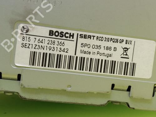 Radio SEAT ALTEA (5P1) 1.2 TSI | BP23651036E6 