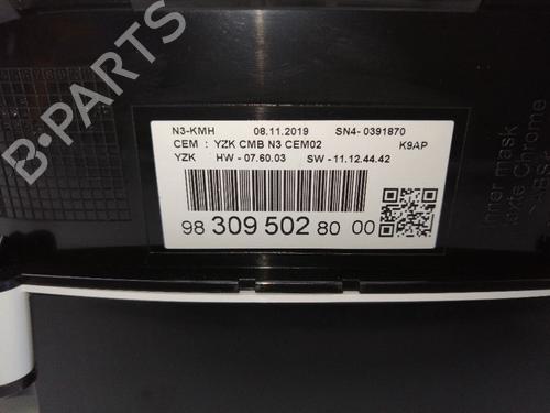 Instrument cluster PEUGEOT RIFTER 1.5 BlueHDi 130 | BP23458089C47 