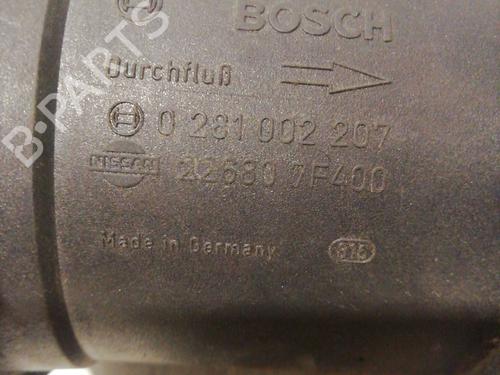 Mass air flow sensor NISSAN PRIMERA (P11) 2.0 TD | BP25460255M95