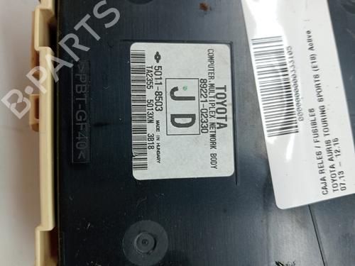 Fuse box TOYOTA AURIS (_E18_) 1.6 (ZRE181_, ZRE185_, ZRE185R, ZRE181R) | BP23343977E1