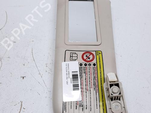 Used Right sun visor FIAT 500 (312_) 1.2 (312AXA1A) (69 hp) 23372464