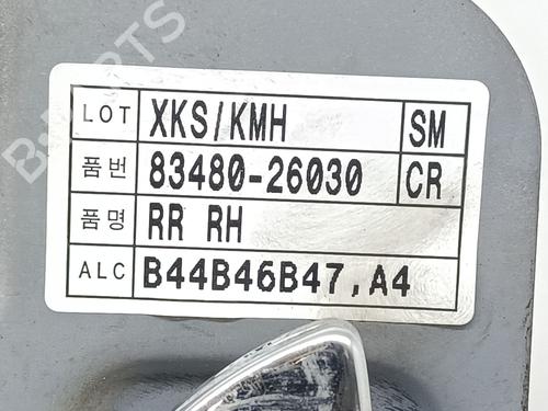 Rear right window mechanism HYUNDAI SANTA FÉ I (SM) 2.0 CRDi 4x4 | BP26675175C25 
