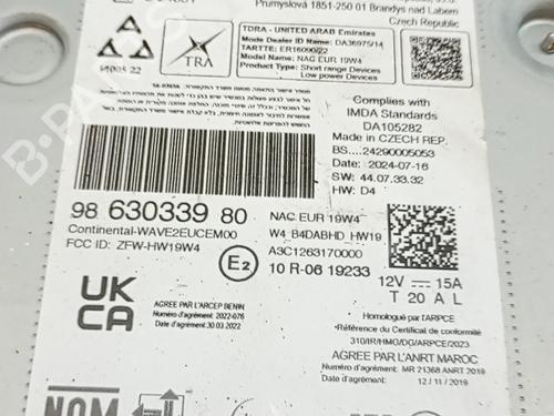 Electronic module CITROËN C5 AIRCROSS (A_) 1.2 Hybrid 136 (ARHPYJ) | BP34054794M83 - Image 2