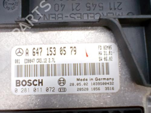 Engine control unit (ECU) MERCEDES-BENZ E-CLASS (W211) E 270 CDI (211.016) | BP37288800M57 - Image 3