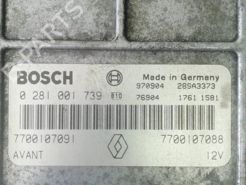 Used Engine control unit (ECU) RENAULT MEGANE I Classic (LA0/1_) 1.9 dTi (LA08, LA0N, LA0K) (98 hp) 25455202