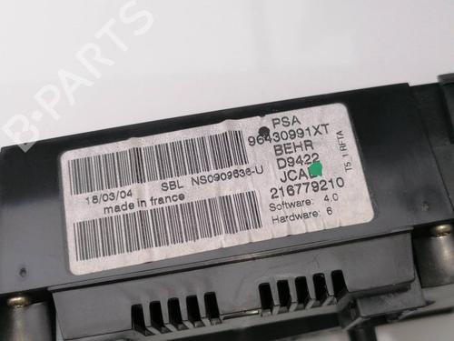 Climate control PEUGEOT 307 (3A/C) 1.6 16V | BP23420801I5 