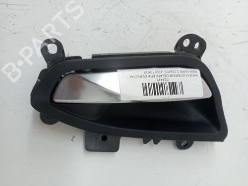 Used Front right interior door handle BMW 2 Coupe (F22, F87) 220 i (184 hp) 23369696