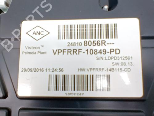 Used Instrument cluster Instrument cluster RENAULT CAPTUR I (J5_, H5_) 0.9 TCe 90 (90 hp) 33815412 33815412