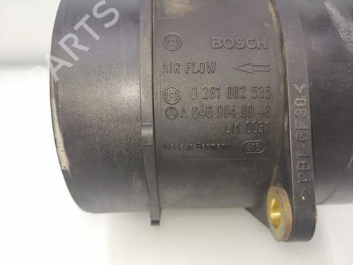 Mass air flow sensor MERCEDES-BENZ C-CLASS Coupe (CL203) C 220 CDI (203.708) | BP25281835M95 