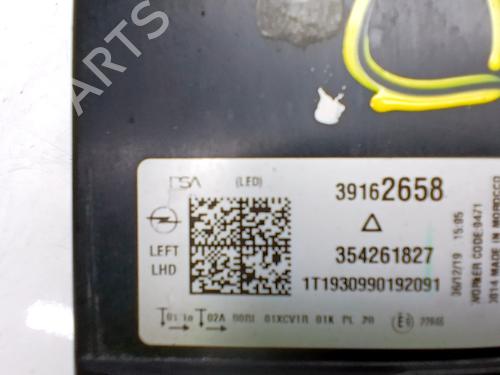 Left headlight OPEL CORSA F (P2JO) 1.2 (68) | BP34537156C28 - Image 2