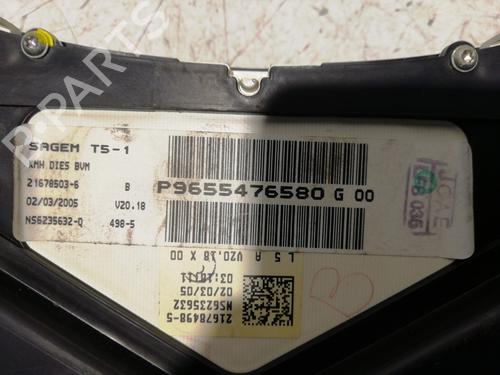 Instrument cluster PEUGEOT 307 (3A/C) 1.6 HDi 110 | BP25988698C47 