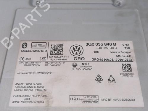 Radio VW GOLF VII Variant (BA5, BV5) 2.0 TDI 4motion | BP24925785E6 