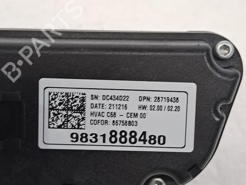 Commande Chauffage OPEL MOKKA 1.2 (76) | BP28072897I5 