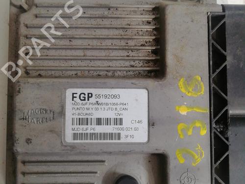 Computer motormanagement FIAT PUNTO (188_) 1.2 60 (188.030, .050, .130, .150, .230, .250) (60 hp) 25459718