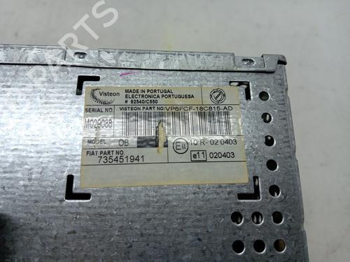 Radio FIAT BRAVO II (198_) 1.9 D Multijet (198AXB1A) | BP23360838E6 