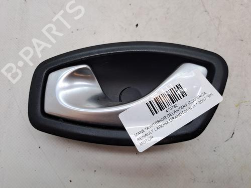Used Front left interior door handle RENAULT LAGUNA III Grandtour (KT0/1) 2.0 dCi (KT07, KT0J, KT14, KT1A, KT1S) (131 hp) 23357745