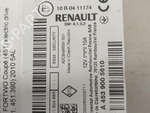 Radio SMART FORTWO Coupe (453) electric drive / EQ (453.391) | BP27193946E6 