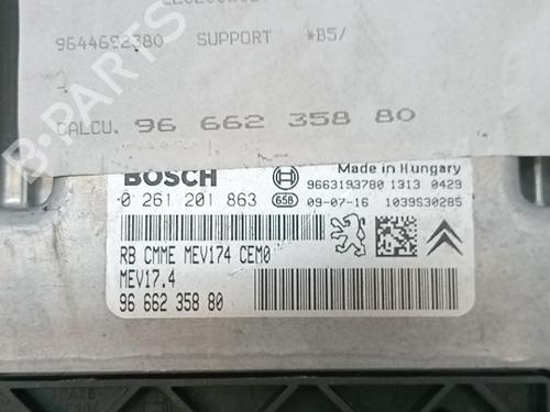 Engine control unit (ECU) CITROËN C4 I (LC_) 1.6 VTi 120 | BP40547591M57 - Image 3