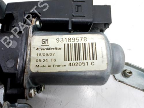Front right window mechanism OPEL MERIVA A MPV (X03) 1.4 16V Twinport (E75) | BP30337020C23