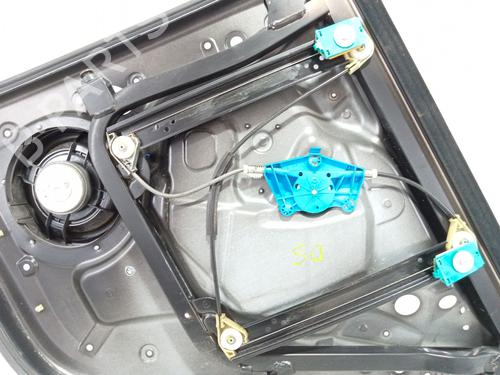 Rudehejsemekanisme venstre bagtil VW TOUAREG (7LA, 7L6, 7L7) 2.5 R5 TDI | BP29301547C24 