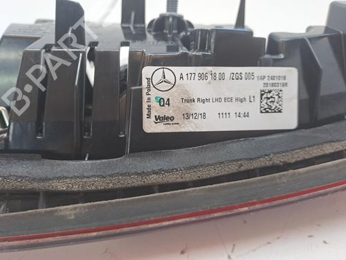 Right tailgate light MERCEDES-BENZ A-CLASS (W177) A 180 d (177.003) | BP26950736C80 