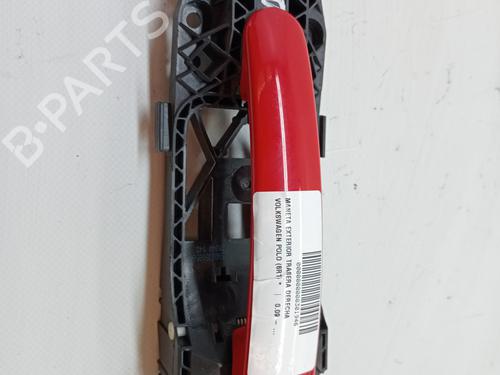 Used Rear right exterior door handle VW POLO V (6R1, 6C1) 1.6 TDI (75 hp) 23340597