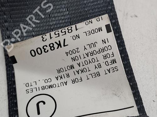 Rear left seatbelt LEXUS RX (_U3_) 300 (MCU35_, MCU35R) | BP23976665I29
