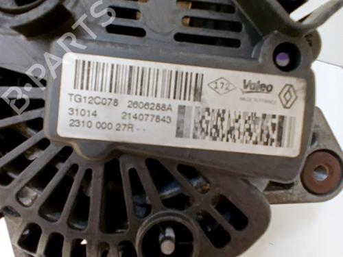 Generator RENAULT MEGANE III Hatchback (BZ0/1_, B3_) 1.5 dCi (BZ1G, BZ1W, BZ0R) (95 hp) 29556423