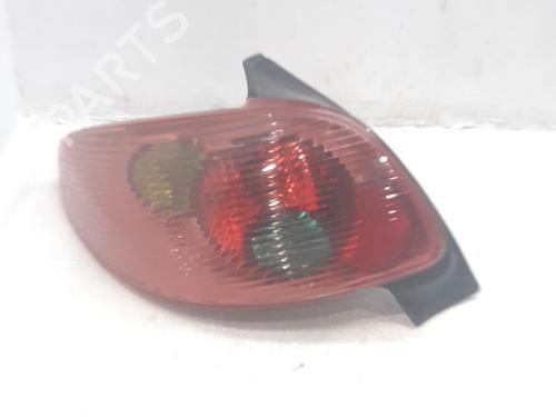 Used Left taillight Left taillight PEUGEOT 206 Hatchback (2A/C) 1.4 HDi eco 70 (68 hp) 33762451 33762451