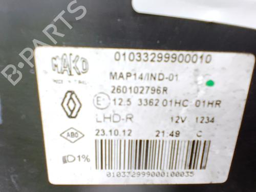 Used Right headlight Right headlight RENAULT CLIO IV (BH_) 1.5 dCi 90 (90 hp) 34209416 34209416