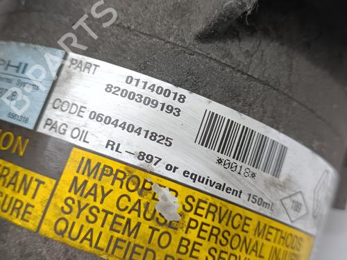 AC compressor RENAULT MEGANE II Estate (KM0/1_) 1.9 dCi (KMRG, KM1G, KM0G, KM2C) | BP25455575M34