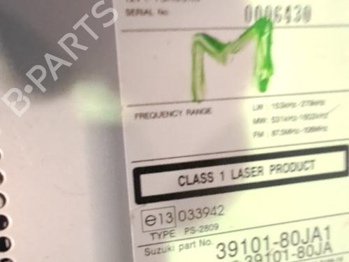 Radio SUZUKI SX4 (EY, GY) 1.6 VVT (RW416, YA21S) | BP30921122E6