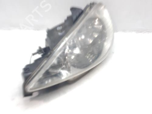 Used Left headlight Left headlight PEUGEOT 206 Hatchback (2A/C) 1.4 HDi eco 70 (68 hp) 33762443 33762443