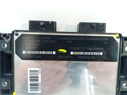 Engine control unit (ECU) PEUGEOT PARTNER Box Body/MPV (5_, G_) 1.9 D | BP28126059M57 