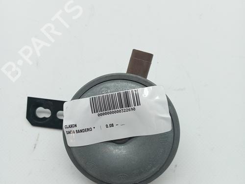 Used Horn DACIA SANDERO II 1.5 dCi 75 / Blue dCi 75 (B8JW, B8M4, B8AH, B8M7, B8M6) (75 hp) 23342494