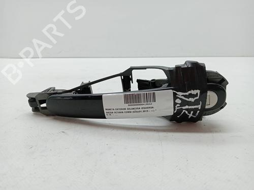 Used Front left exterior door handle SKODA OCTAVIA II (1Z3) 1.6 TDI (105 hp) 23351502