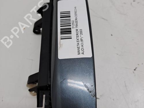 Used Rear right exterior door handle AUDI A3 Sportback (8PA) 2.0 TDI 16V (140 hp) 23366088