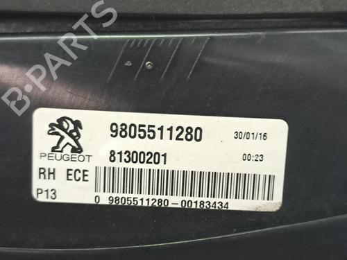 Right tailgate light PEUGEOT 3008 I MPV (0U_) 1.6 BlueHDi 120 | BP26544424C80 