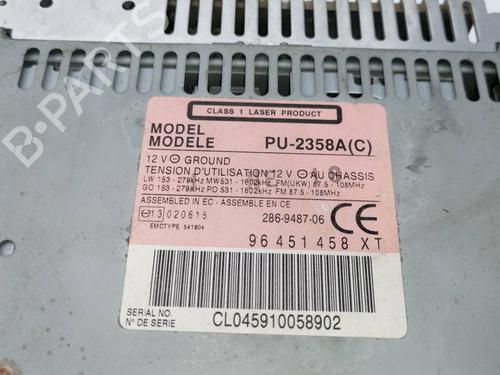 Bilradio CITROËN BERLINGO / BERLINGO FIRST Box Body/MPV (M_) 1.6 HDI 75 (MB9HW) | BP23938436E6 